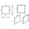 Apžiūros liukas Haushalt FZN3030, 296 mm x 296 mm