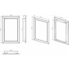 Haushalt Revizinės durelės RD-150x250