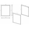 Apžiūros liukas Haushalt RD4050, 396 mm x 496 mm