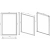 Haushalt Dymo REVISION DOORS 400X600