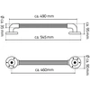 RIDDER Rokturis atbalstam Max 45cm, juodas