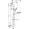 Rankinio dušo komplektas Hansgrohe Crometta 100 Vario EcoSmart 65, chromo sp.