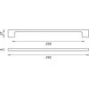 Domoletti FURNITURE HANDLE 149/256 Juodas
