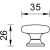 Rankenėlė DOMOLETTI JH2108, žalvario, 1 vnt.