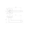 Rankena, vidaus Metal-Bud METAL-BUD Juodas SUPPRA