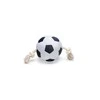 Beeztees DOG TOY FOOTBALL WITH ROPE BLCK Baltas 36