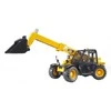Žaislinis traktorius Bruder Caterpillar Telehandler 2141, 1:16, geltona sp.