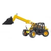 Žaislinis traktorius Bruder Caterpillar Telehandler 2141, 1:16, geltona sp.