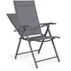 Saliekams krēsls Domoletti Flipi Pilkas 53000010191, pelēka, 54 cm x 65 cm x 107 cm