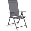 Saliekams krēsls Domoletti Flipi Pilkas 53000010191, pelēka, 54 cm x 65 cm x 107 cm