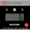 Salter 9150 BFEU12 Glass Analyser Bathroom Scales, Juodas