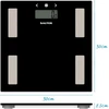 Salter 9150 BFEU12 Glass Analyser Bathroom Scales, Juodas