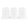 Salter BW14043EU7 Boston 3-Piece Canister Set, Baltas