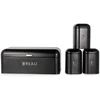 Salter BW14045B Boston 4-Piece Countertop Set, Juodas