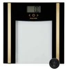 Salter SA00550BGCFAS Glass Analyser Bathroom Scale Juodas/Gold