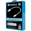 Sandberg USB>Lightning MFI 0,2m Balta