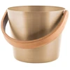 Saunos kibiras Rento champagne, aliuminis, 5 l, 23 x 23 cm, šampano sp.