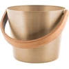 Saunos kibiras Rento champagne, aliuminis, 5 l, 23 x 23 cm, šampano sp.