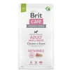 Brit Care Sustainable Adult Small Breed vištiena&Insect sausas Maistas šunims, 3kg