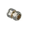 Užveržiamas antgalis TDM Brass 1035, 16mm x 1/2", žalvaris/nikelis