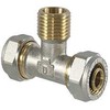 Tdm Brass Užveržiamas trišakis 1060, 1" x 32 mm, išorinis sriegis