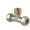 Tdm_Brass Užveržiamas trišakis 1060, 3/4" x 26 mm, išorinis sriegis