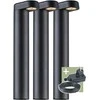 Šviestuvas Ludeco OSKAR PL1023, 1.5W, LED, IP44, juodas