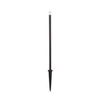 Įsmeigiamas lauko šviestuvas Viokef Bar, 1W, LED, IP65, juoda sp., 1 cm x 50 cm