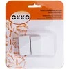 Jungtis Okko 8P8C/8P8C, RJ45, pilkos spalvos, 2 vnt.