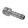 Sujungimas TDM Brass 468EGN, 1/2 colio - Išorinis sriegis, DIA10 mm, 1/2" x 10mm, 16 Bar
