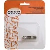 Okko Jungčių rinkinys TV kabeliui CA10A, 6,5 mm, sidabrinės spalvos.