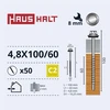 Savisriegiai Haushalt. DIN 7504K. 4.8 x 100/60 mm. 50 vnt.