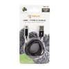 Sbox Technology Sbox USB-TYPEC-15B USB-C tipo M/M 1.5m Blackberry Juodas