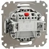 Schneider Electric Sedna Design 1-polių sidabro aliuminio jungtis SDD113101