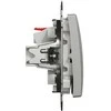 Schneider Electric Sedna Design 1-polių sidabro aliuminio jungtis SDD113101