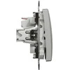 Schneider Electric Sedna Design Candlestick jungtis sidabro aliuminio SDD113105