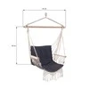 Domoletti HAMMOCK CHAIR 70237 Juodas