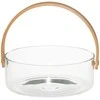 Maku Kitchen Life stiklinis serviravimo dubuo su rankena 19x19 cm