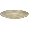Servēšanas šķīvis 044200060, 21 cm, zelta, stikls