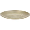 Servēšanas šķīvis 044200060, 21 cm, zelta, stikls