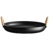 Serviravimo padėklas Maku 645378, skersmuo 19 cm, juodas