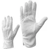 SG Cimdi tekstila ar PVC mikropunktējum, balti 7.izm