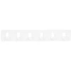 Domoletti HANGER 6 HOOKS D6 2-C1031.01 WHIT POL CR