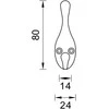 Domoletti HANGER FURN JH2328 MAT CHROMAS (10/100)
