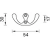 Domoletti HANGER FURN WK19 CHROM (10/100)
