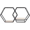 Malys Group SHELF SIORUS 2SHELFS BROWN Juodas