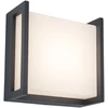 Sieninis šviestuvas Šviestuvas Lutec QUBO 5195401118, 9.5W, LED, IP54, antracito