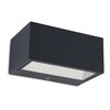 Sieninis šviestuvas Āra sienas lampa Lutec Clgemini 1891S, 9W, LED, IP54, pelēka krās., 7 cm x 10 cm