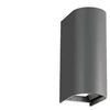 Āra sienas lampa Viokef Azores, 20W, LED, IP65, tumši pelēka, 14.1 cm x 23 cm