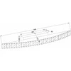 Sieninis šviestuvas Domoletti WALL LIGHT LINE DIA LED JQ6030 54CM